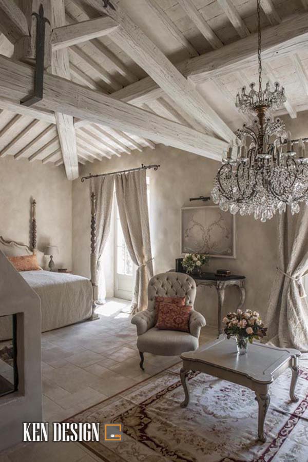 thiết kế nội thất phong cách shabby chic